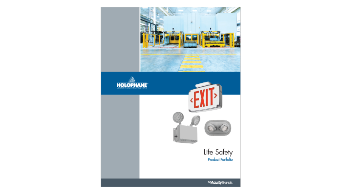 Holophane Life Safety Product Portfolio