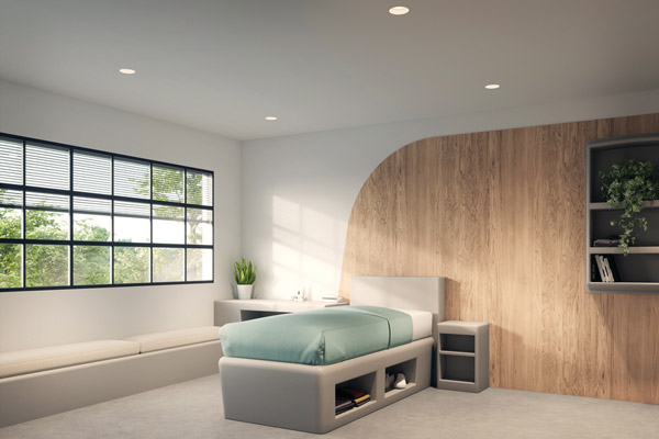 Behavioral Health room lighting from Acuity