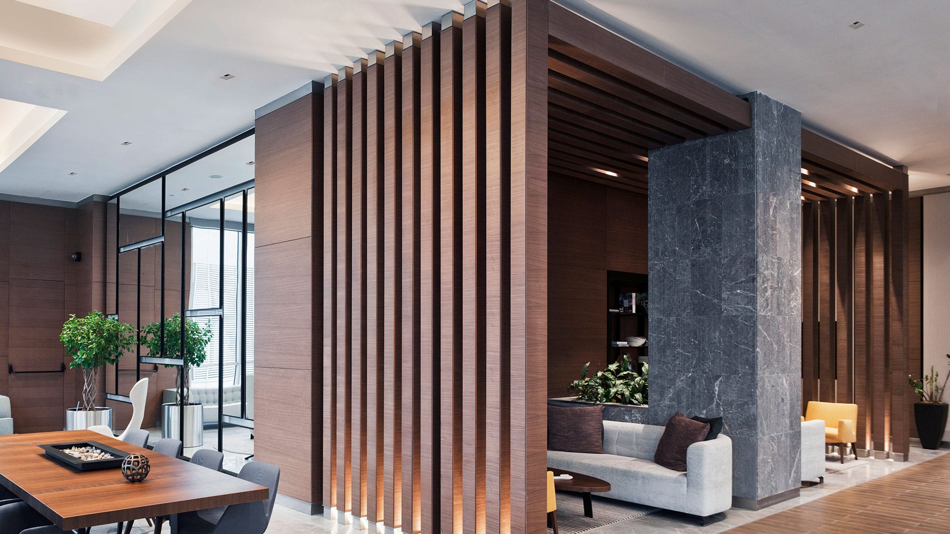 Aculux initia Downlights and wall wash lights for office new construction
