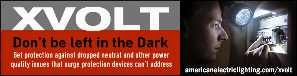 AEL's XVOLT LED driver protection - Don't be left in the dark. Get protection against dropped neutral and other power quality issues that surge protection devices can't address.