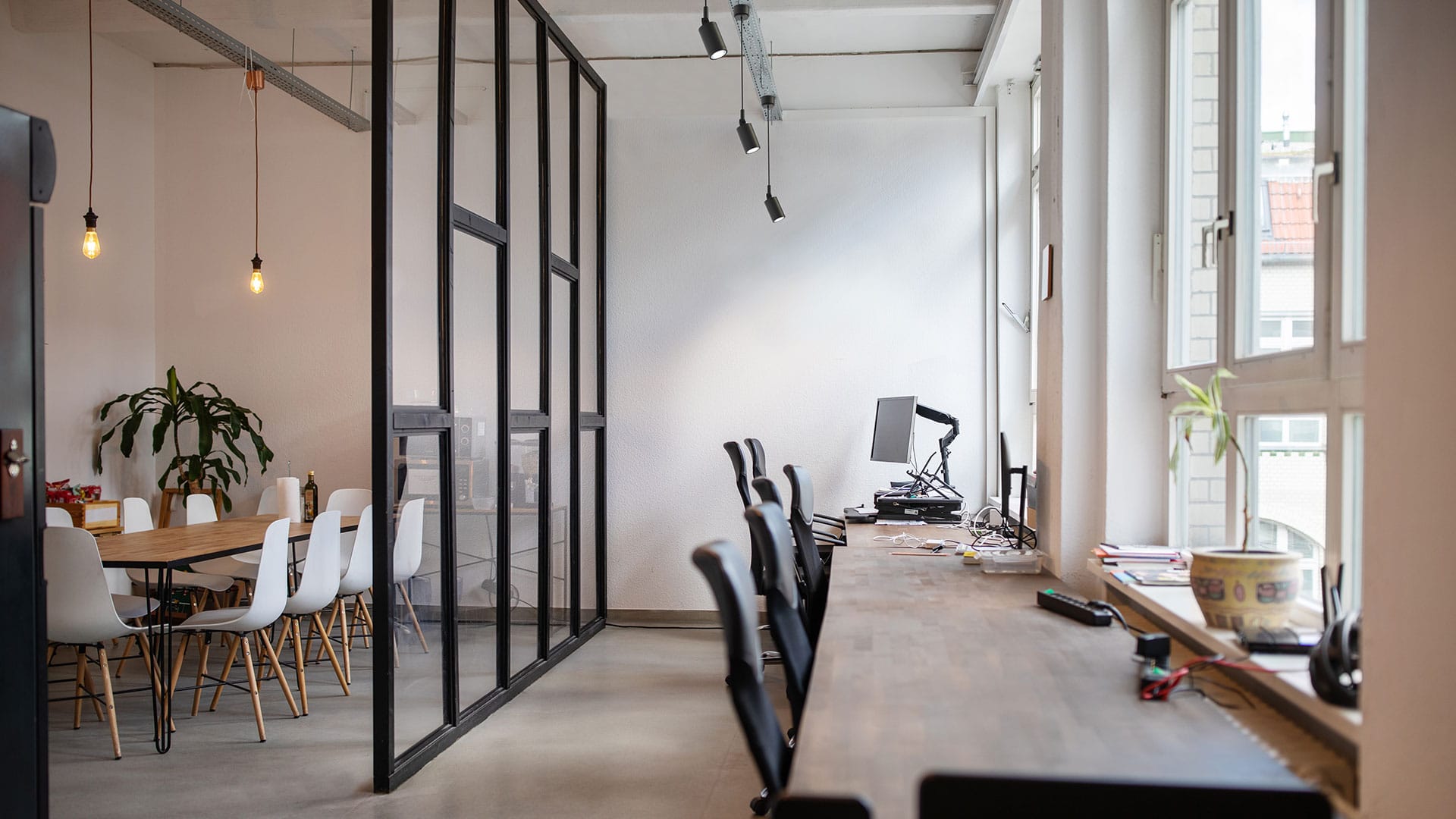 Gotham 2" Tilt and Rotate Pendant Mount Cylinders - Office Space