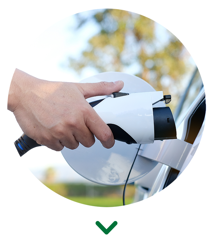pole mounted ev charging solutions - circle