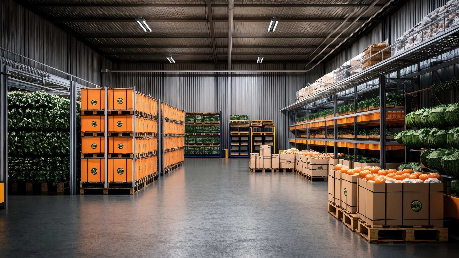 Beyond Linear LED High Bays from Lithonia illuminates grocery warehouse 