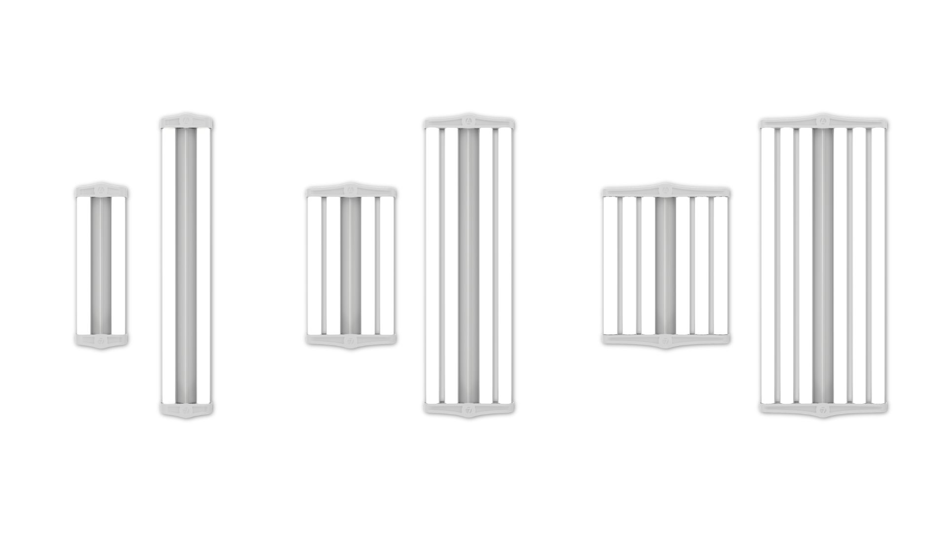 Beyond 2ft and 4ft, 2-bar, 4-bar, and 6-bar Linear LED High Bays in White