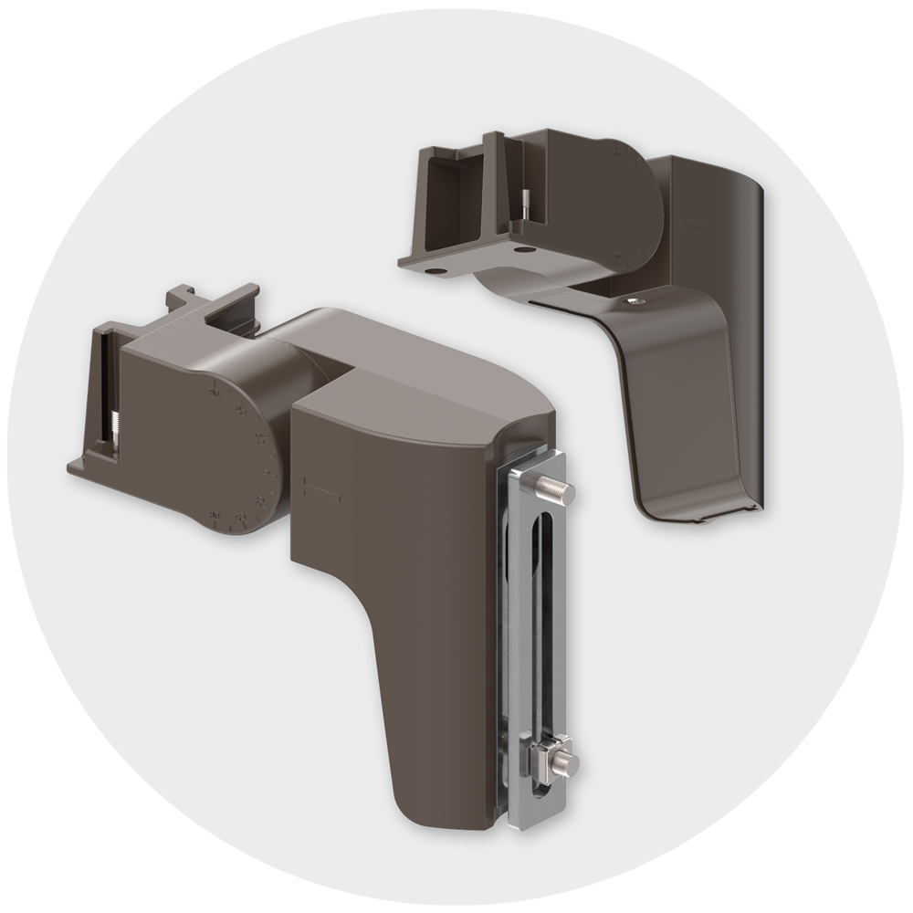 Adjustable Tilt Square/Round Pole