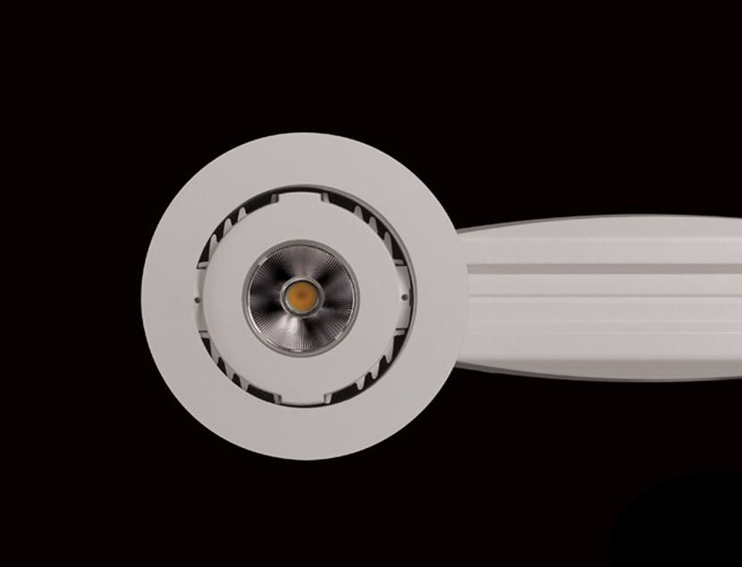 Close up of Oculus downlight