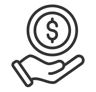 Hand Coin Dollar_333333